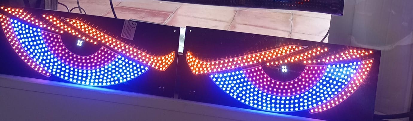 Pantalla led de ojo de demonio