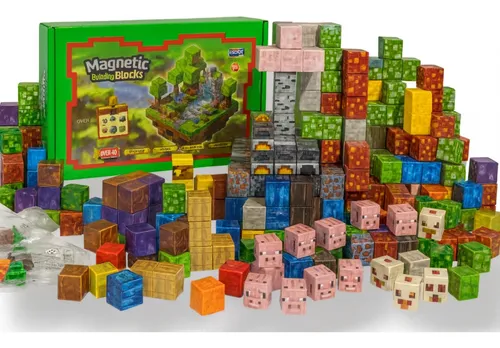 SET DE BLOQUES MAGNETICOS TIPO MINERCRAF