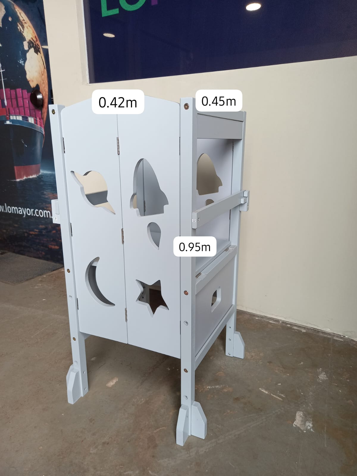 Torre Infantil para Cocina Plegable